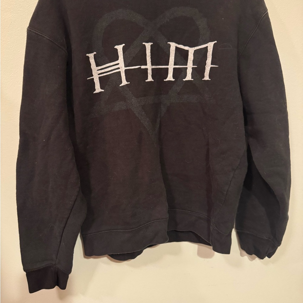 Black HIM heartagram crewneck